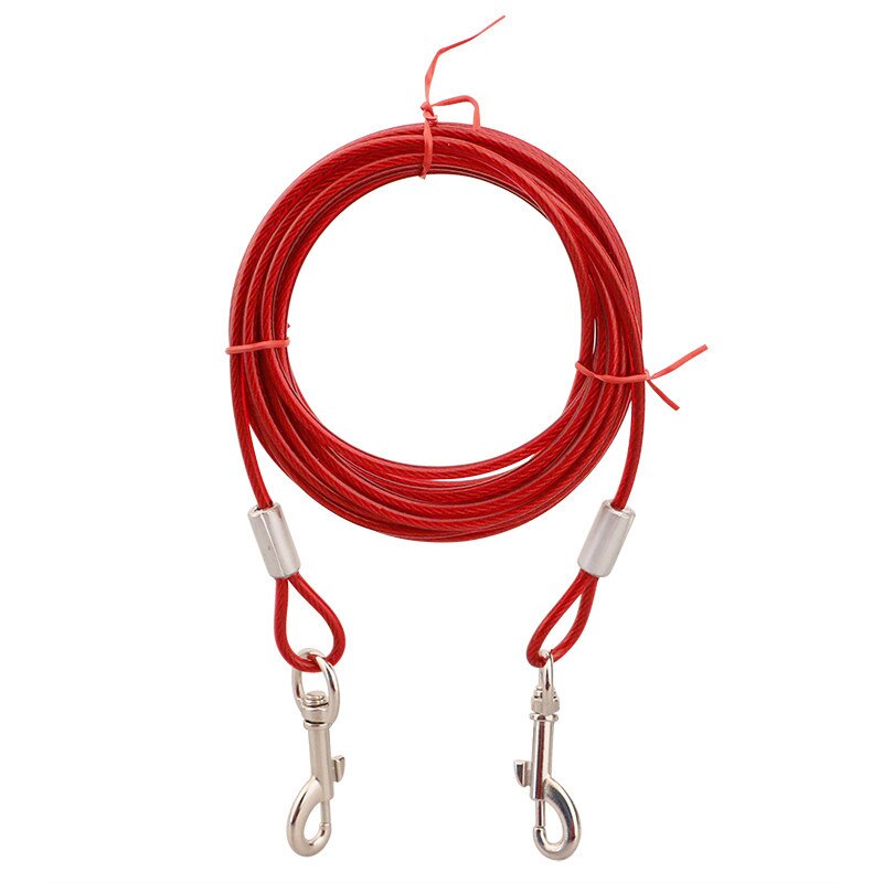 Steel Wire Dogs Double Leashes