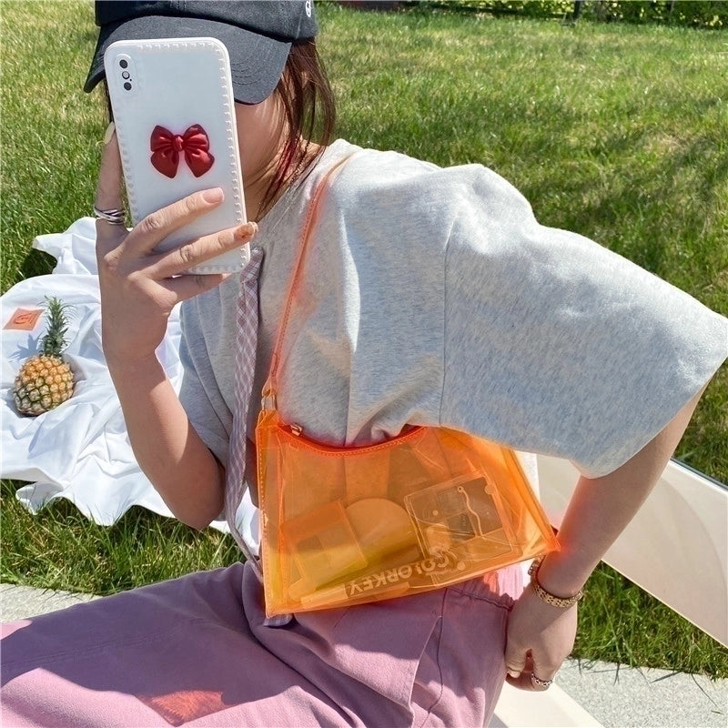 Women's Small Spring&summer Pvc Fashion Underarm Bag
