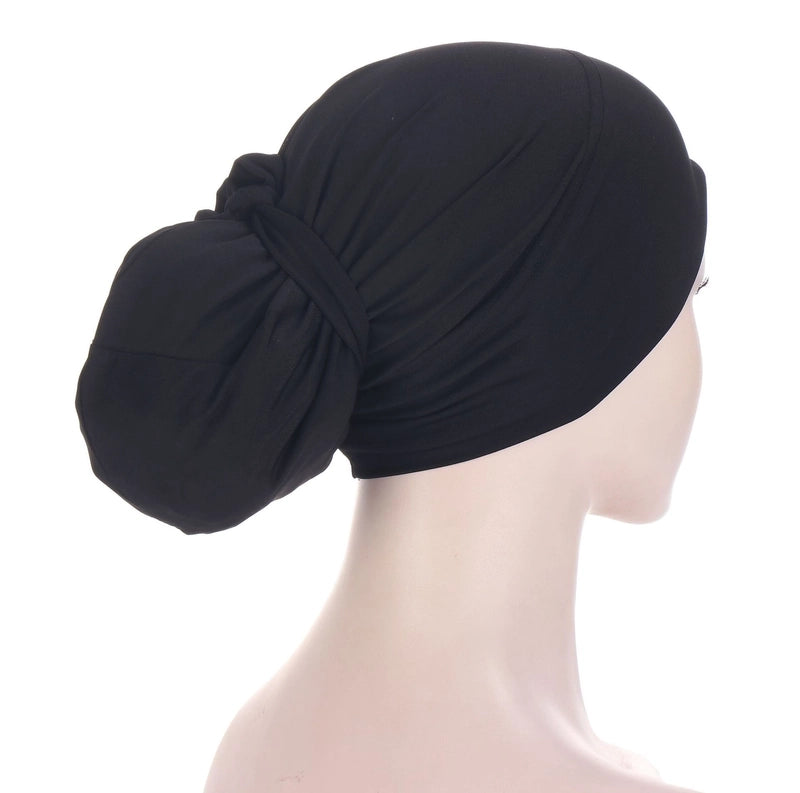 Women's Minimalist Solid Color Eaveless Beanie Hat