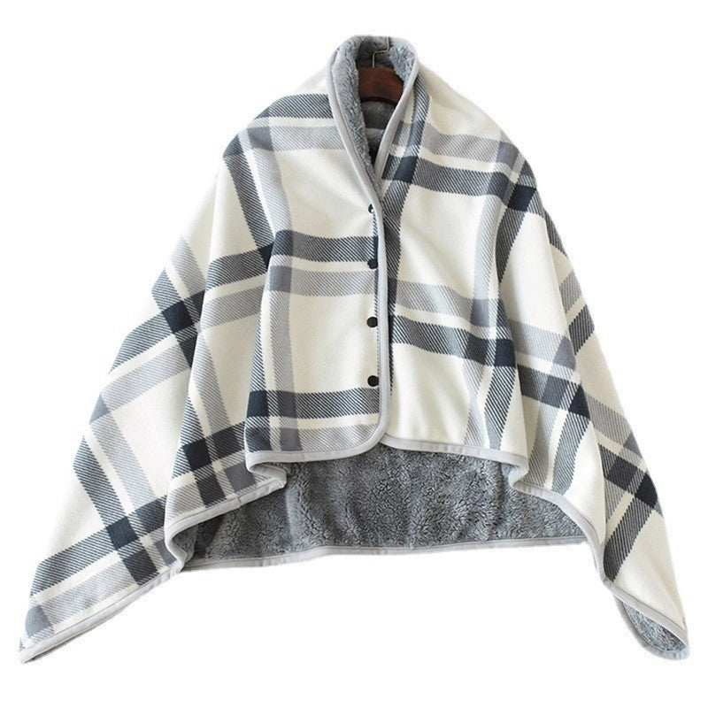 Casual Lattice Polyester Shawl Blanket Bedding