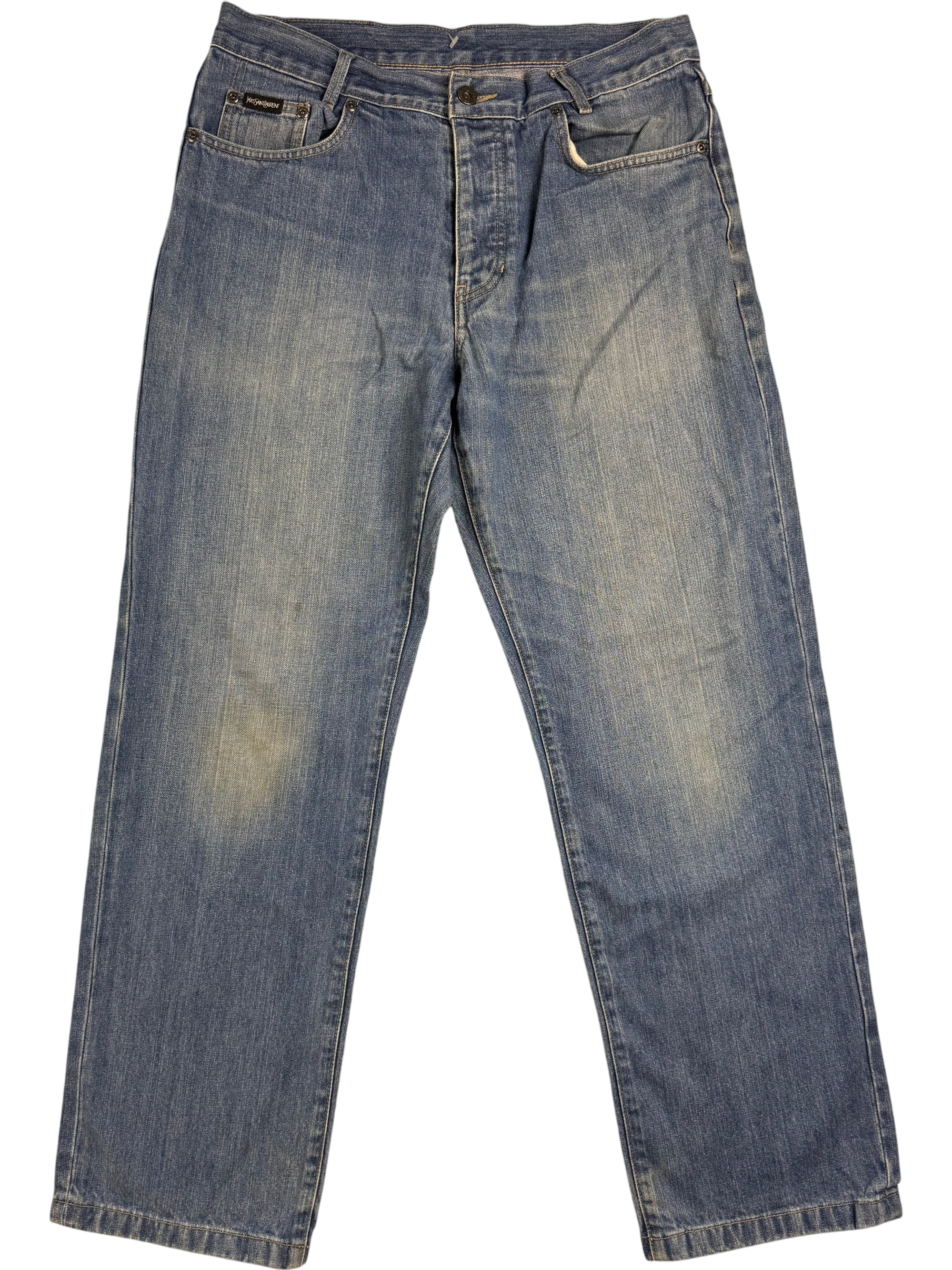 Yves Saint Laurent Medium Wash Denim Jeans