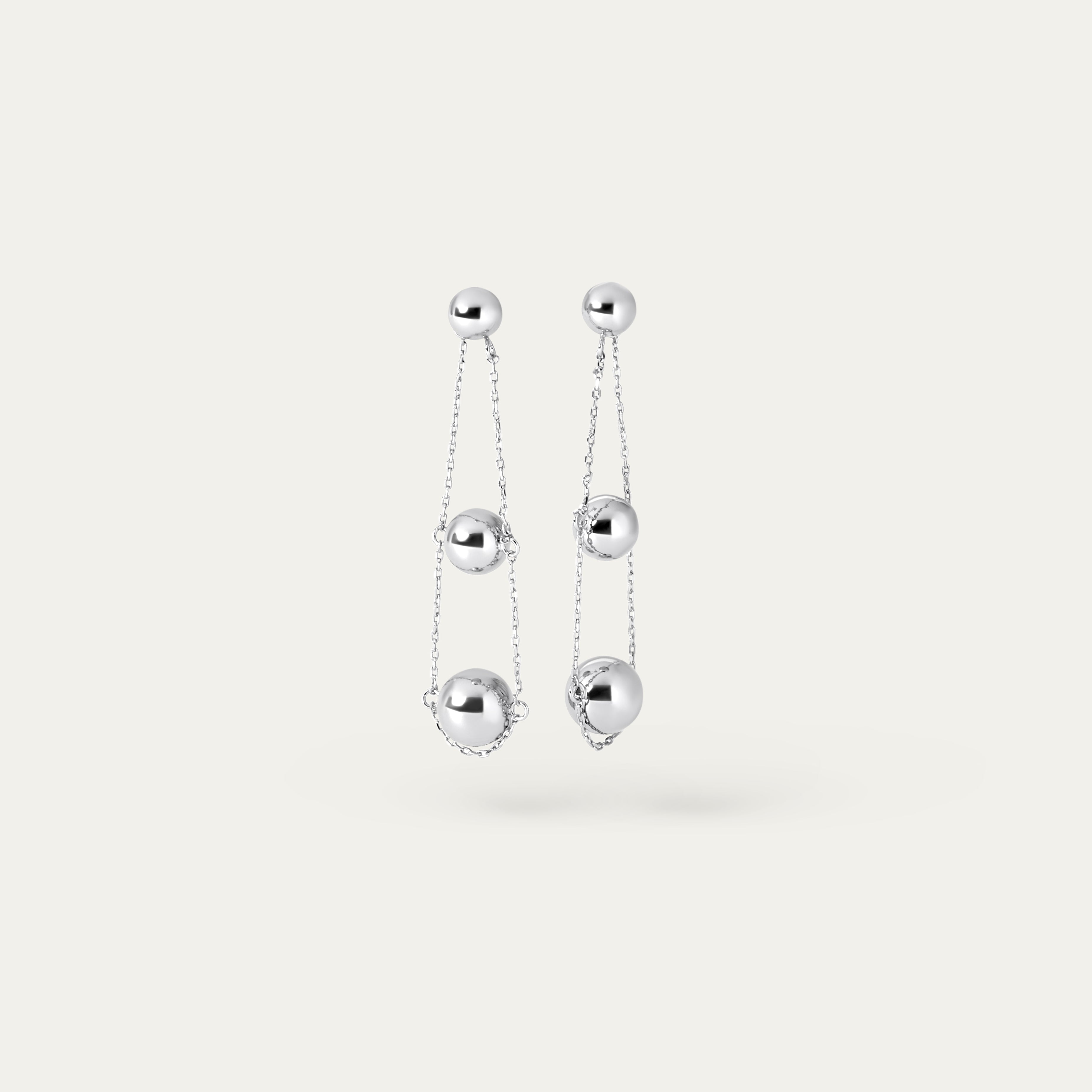 Fonia Earrings (Silver Brass)