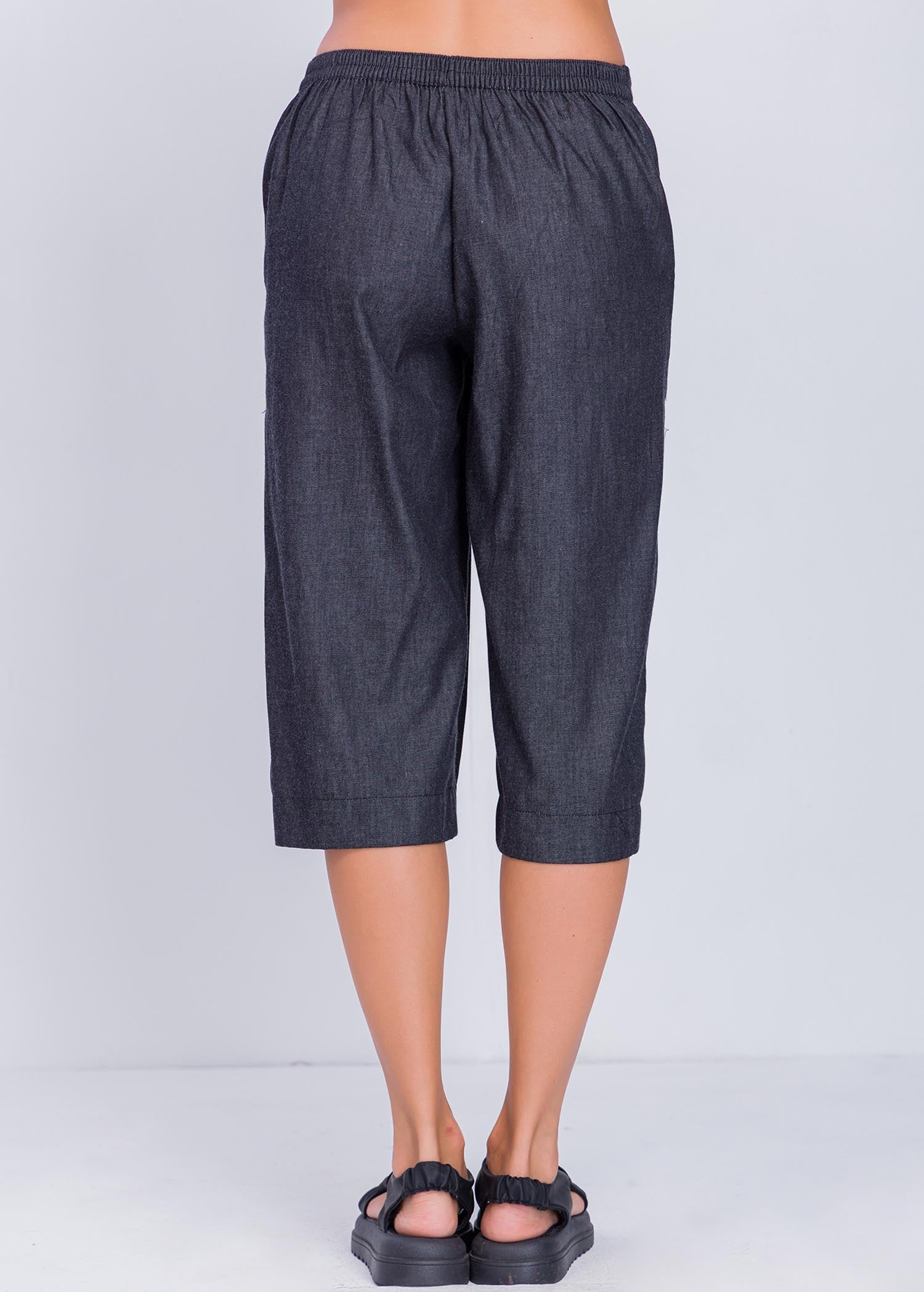 Culotte With Pleat Detail