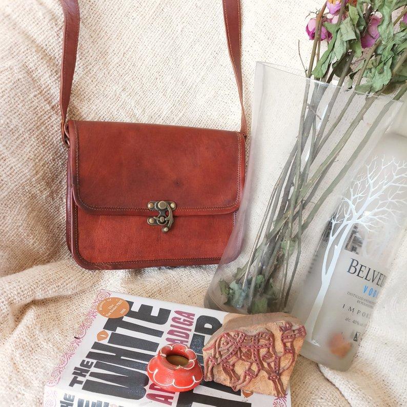 Small Shoulder Crossbody Leather Bag