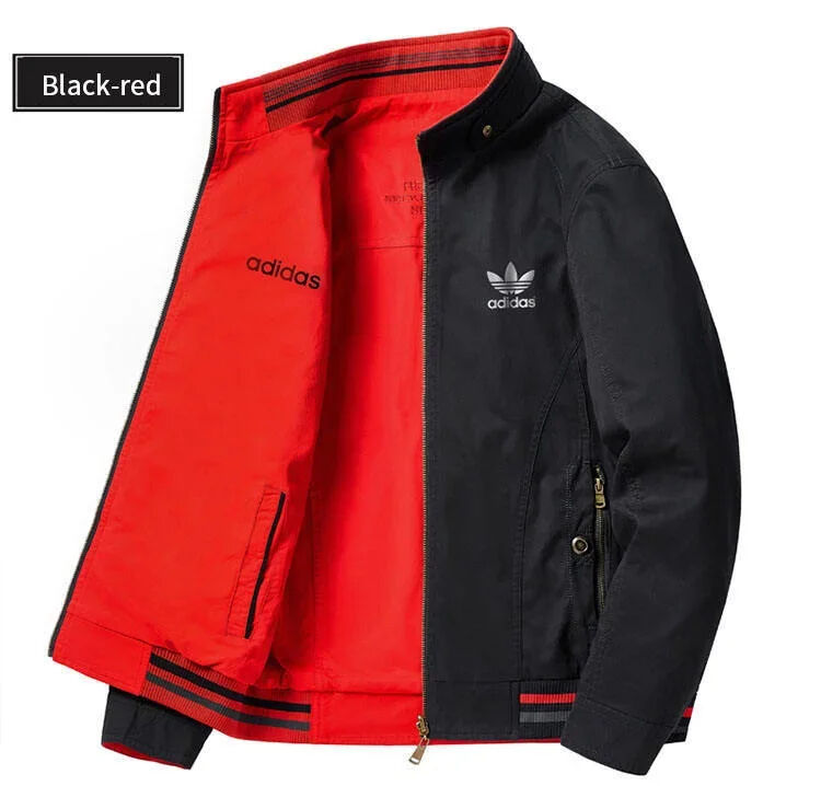 🔥Adidas Reversible Jacket Chaqueta informal holgada