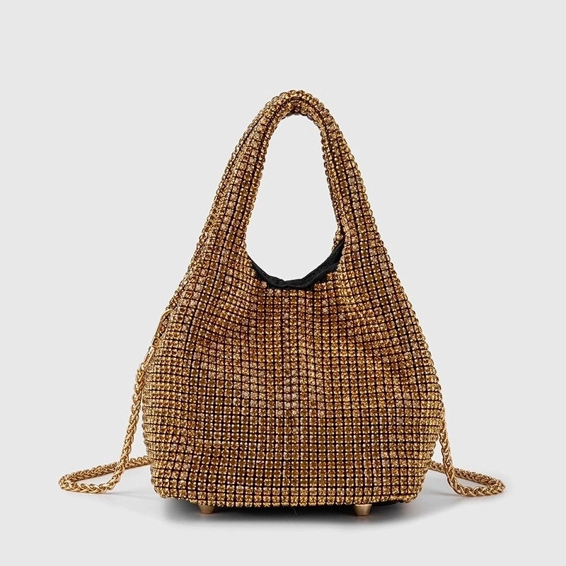 Women's Medium Arylic Gradient Color Solid Color Streetwear Bucket Magnetic Buckle Handbag Crossbody Bag