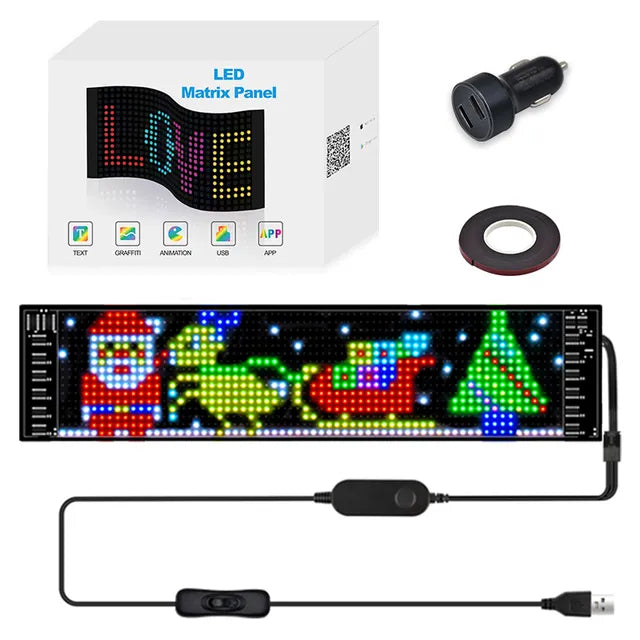 🔥Laatste dag verkoop 49%🔥Voertuig Bluetooth LED Flexibel Display