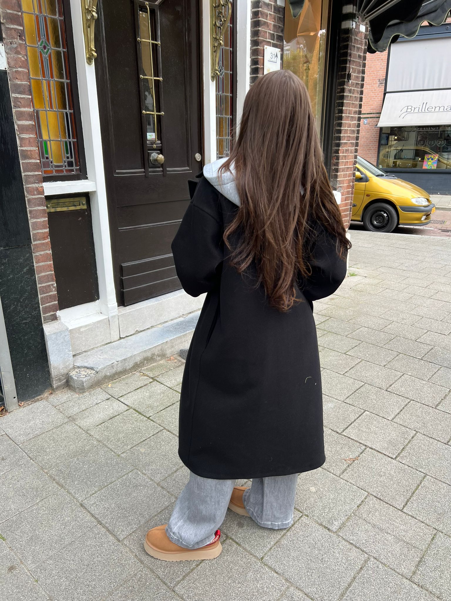 Trenchcoat Hoodie Black