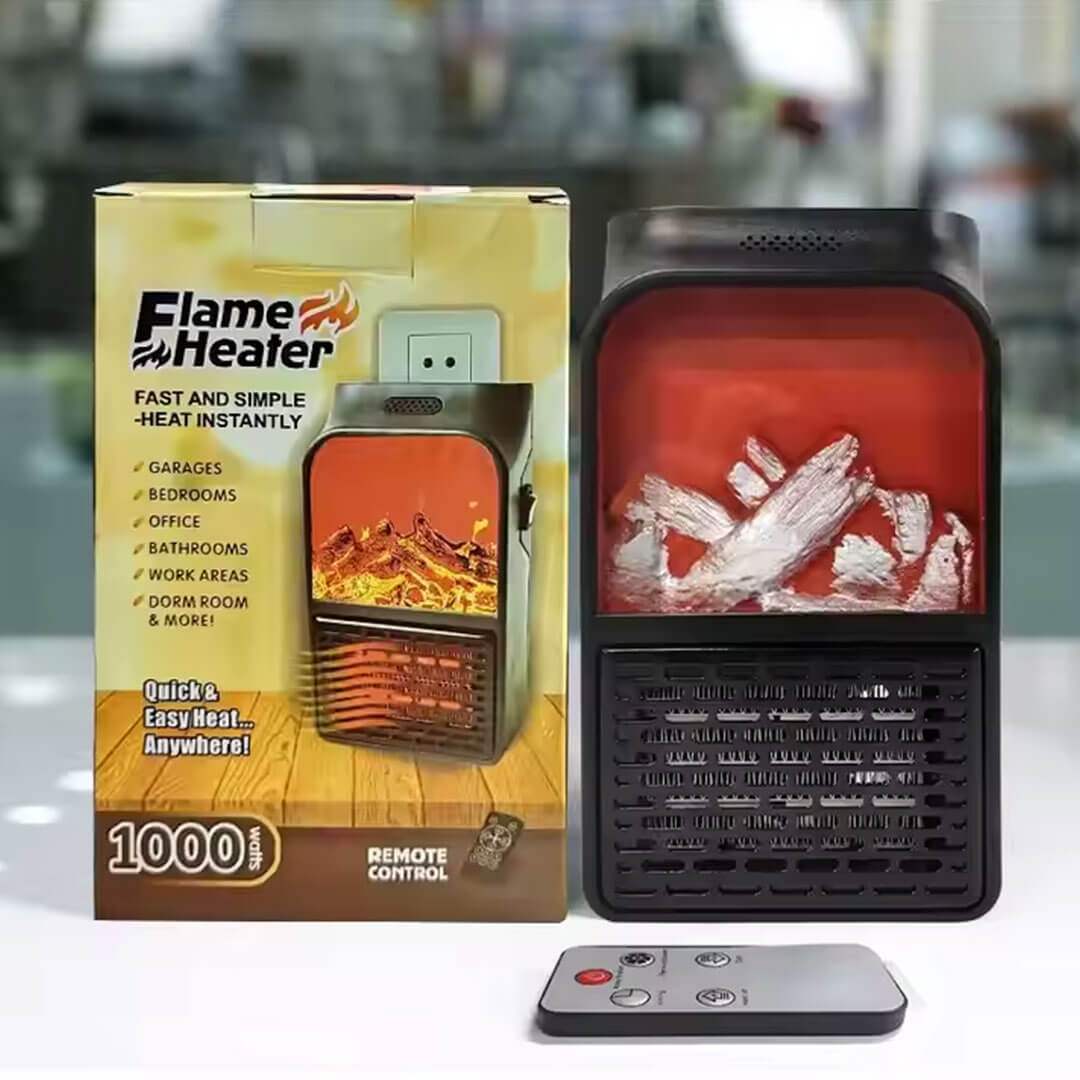 1000W Mini Electric Wall Heater with Remote