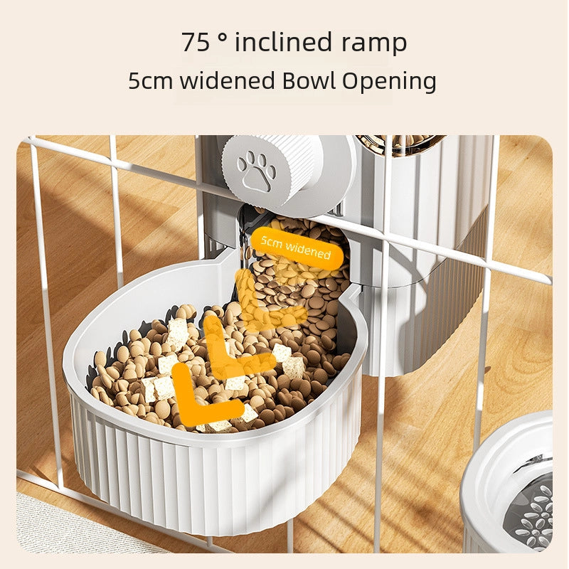 Hanging Pet Waterer Dog Water Supplies Cat Bowl Automatic Feeder Hanging Cage Dog Bowl Cat Dish Feeding Equipment