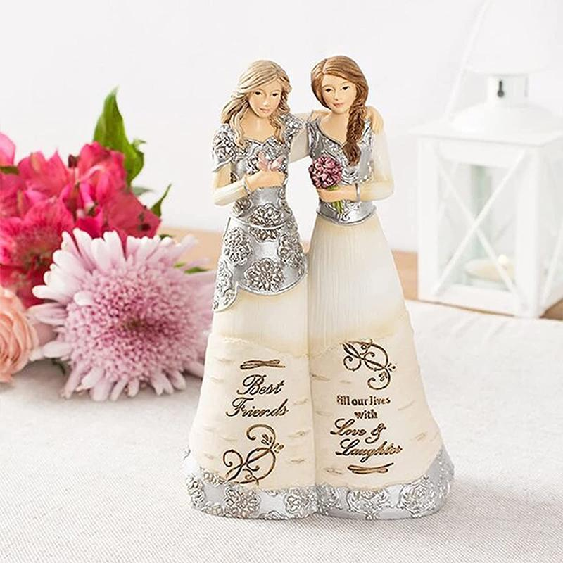 👩‍❤️‍👩Celebrating friendship gifts🎁-Hand Carving Art Sculpture