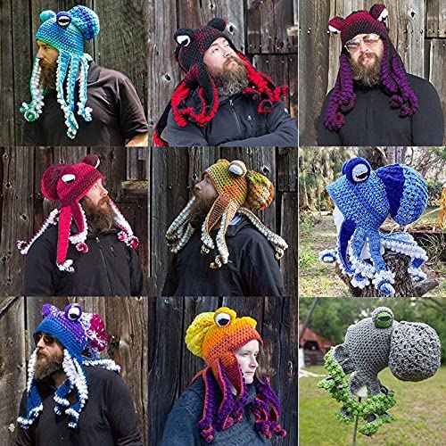 Hand-knitted Octopus Hat🧶