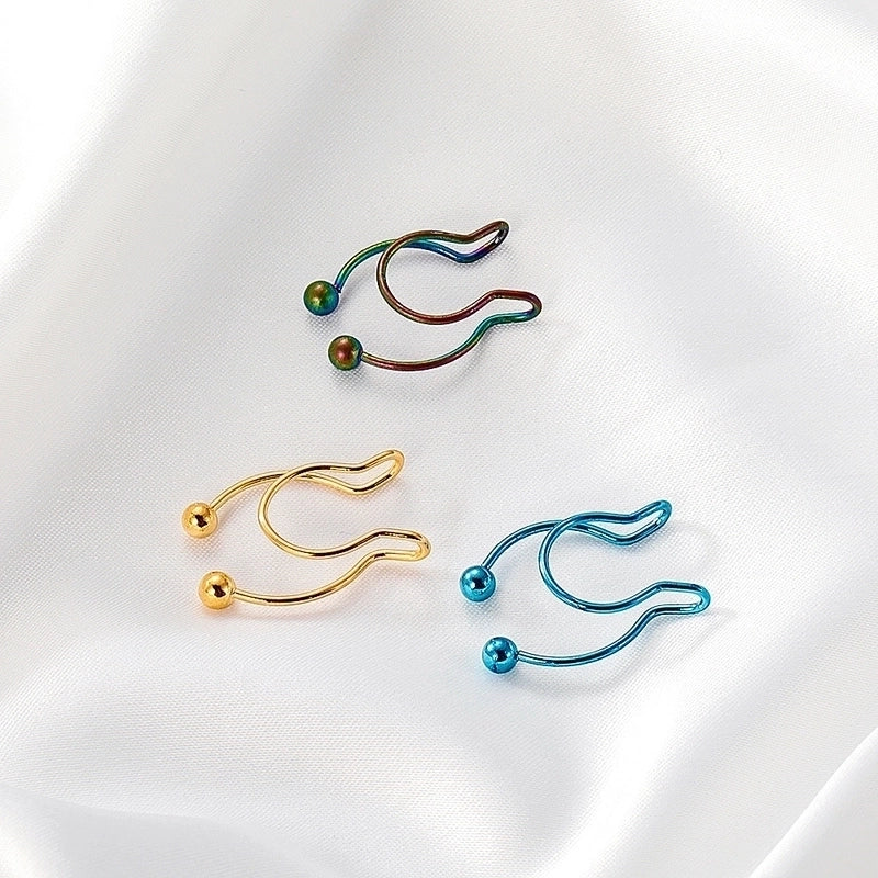 Fashion Stainless Steel U-shaped Nose Clip