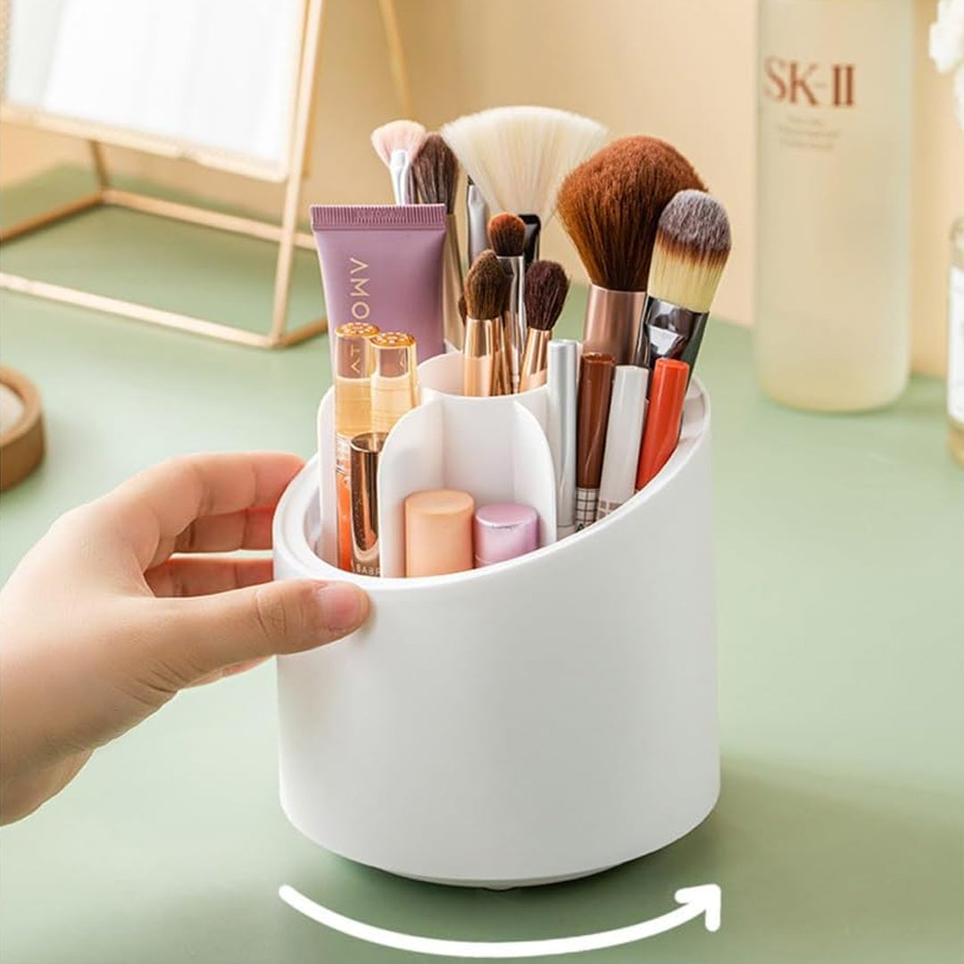 360° Rotating Base Makeup Brush Holder