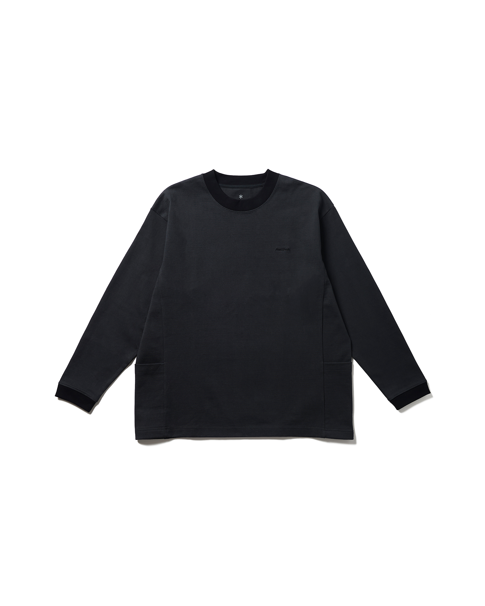 Heavy Cotton Border Long Sleeve T-Shirt