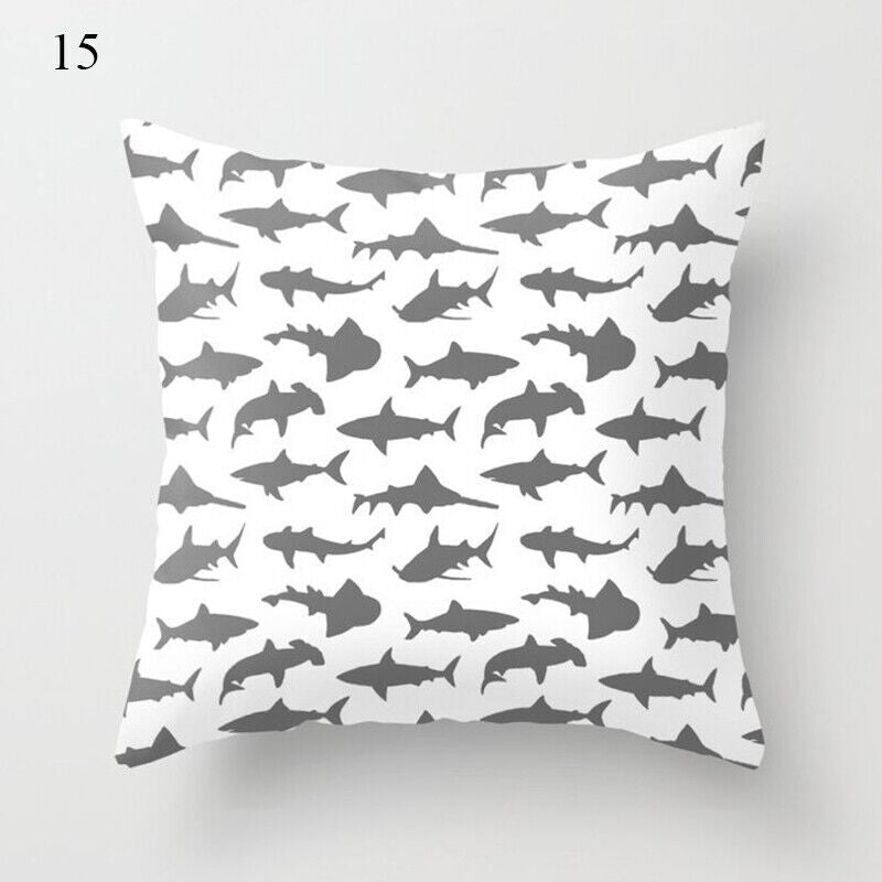 18 Cushion Cover Pillow Case Home Sofa Decor Pillowslip Waist Pillow Cover Soft