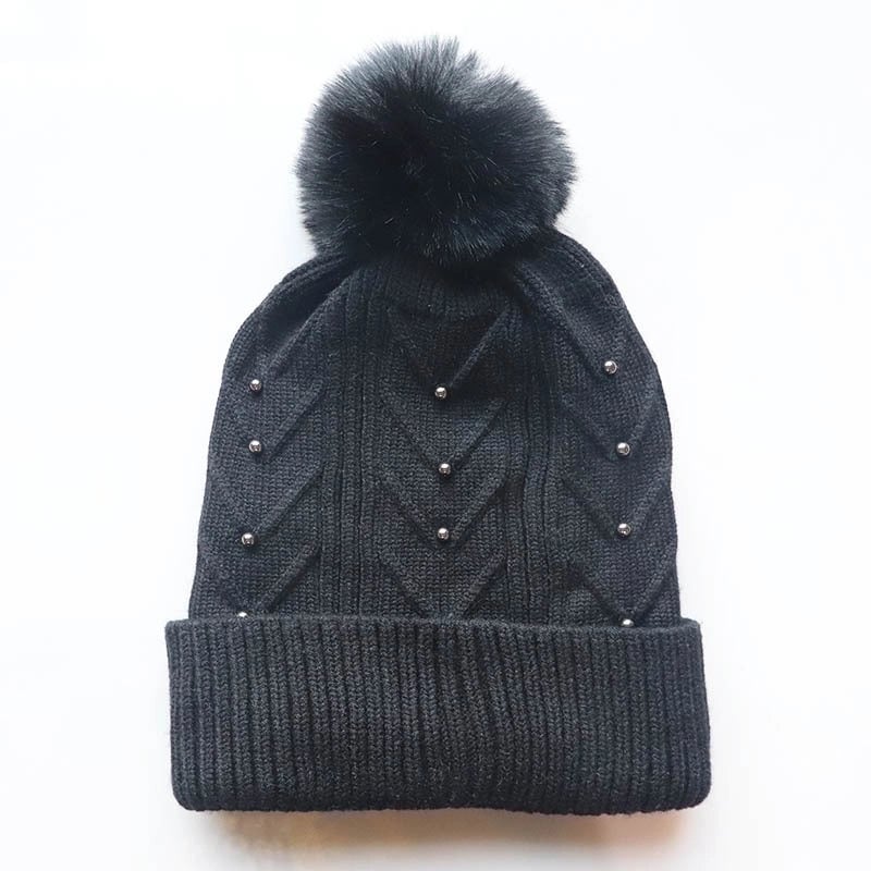 Women's Minimalist Solid Color Crimping Wool Cap