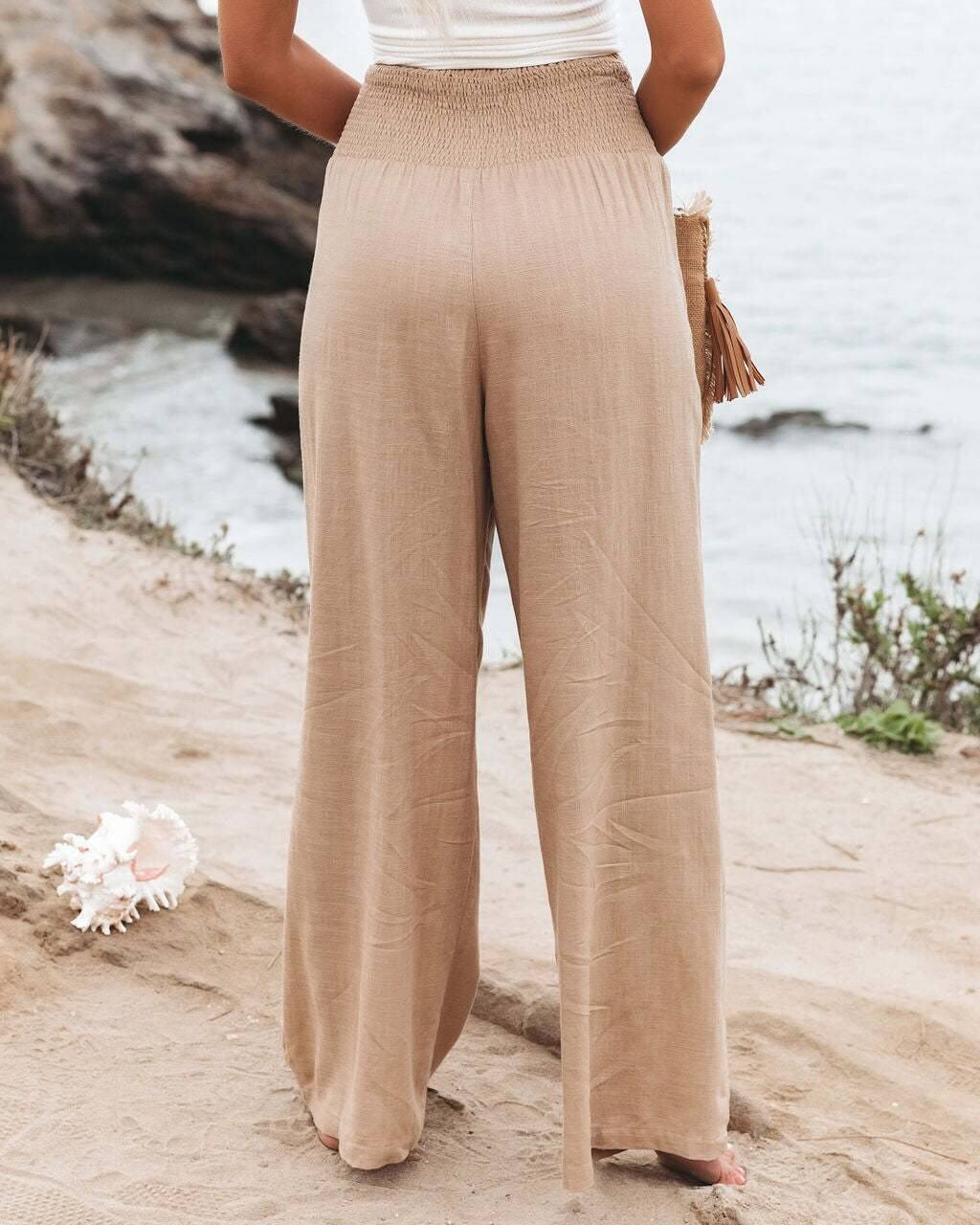 New Arrival - 49%OFF🔥Casual Wide Leg Cotton & Linen Loose Trousers