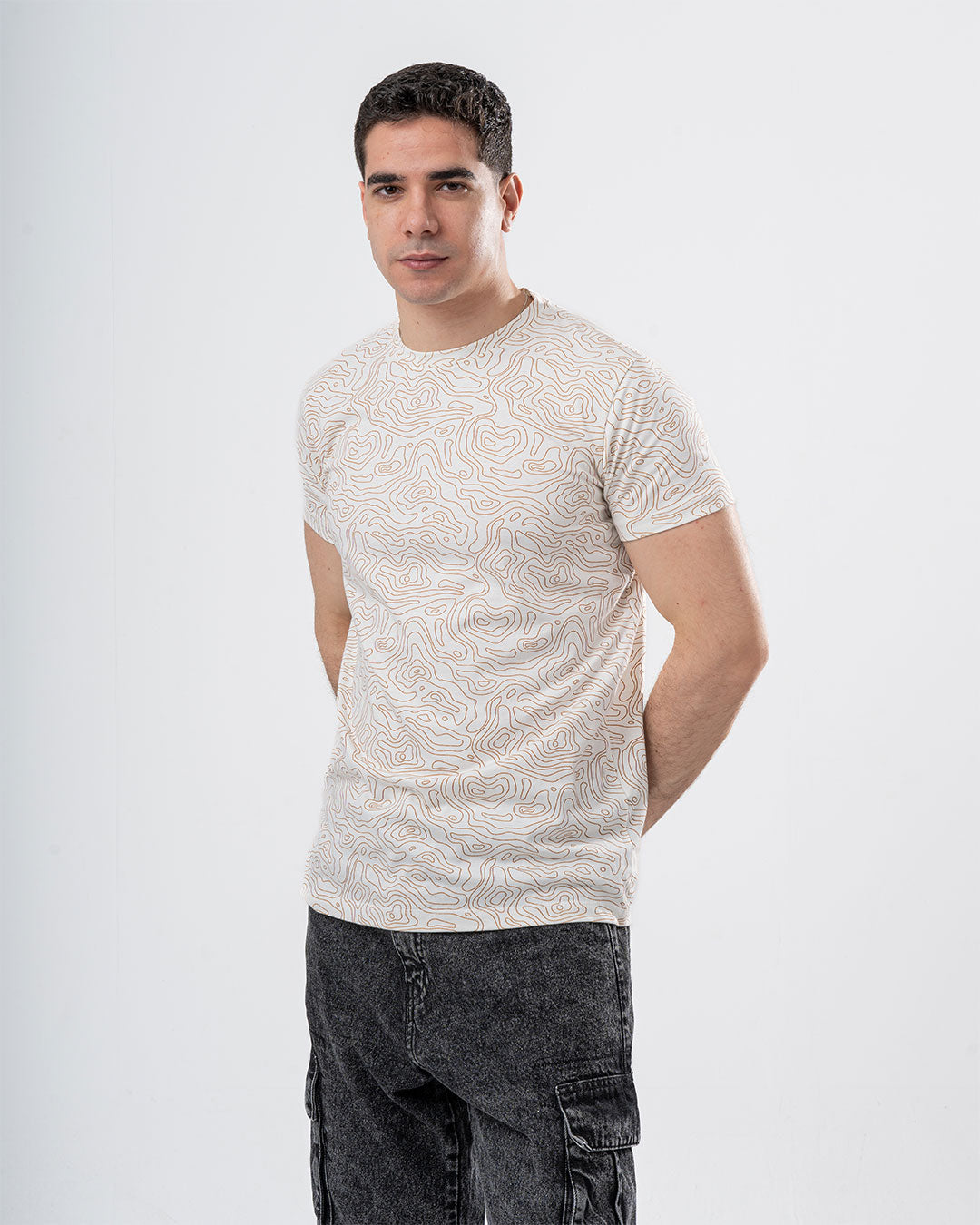 Short Sleeve Men Printed T-shirt