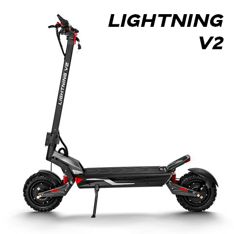 LIGHTNING V2  - DUAL MOTOR HIGH PERFORMANCE ELECTRIC SCOOTER Max 6000 watts PEAK POWER-  New 2025 model