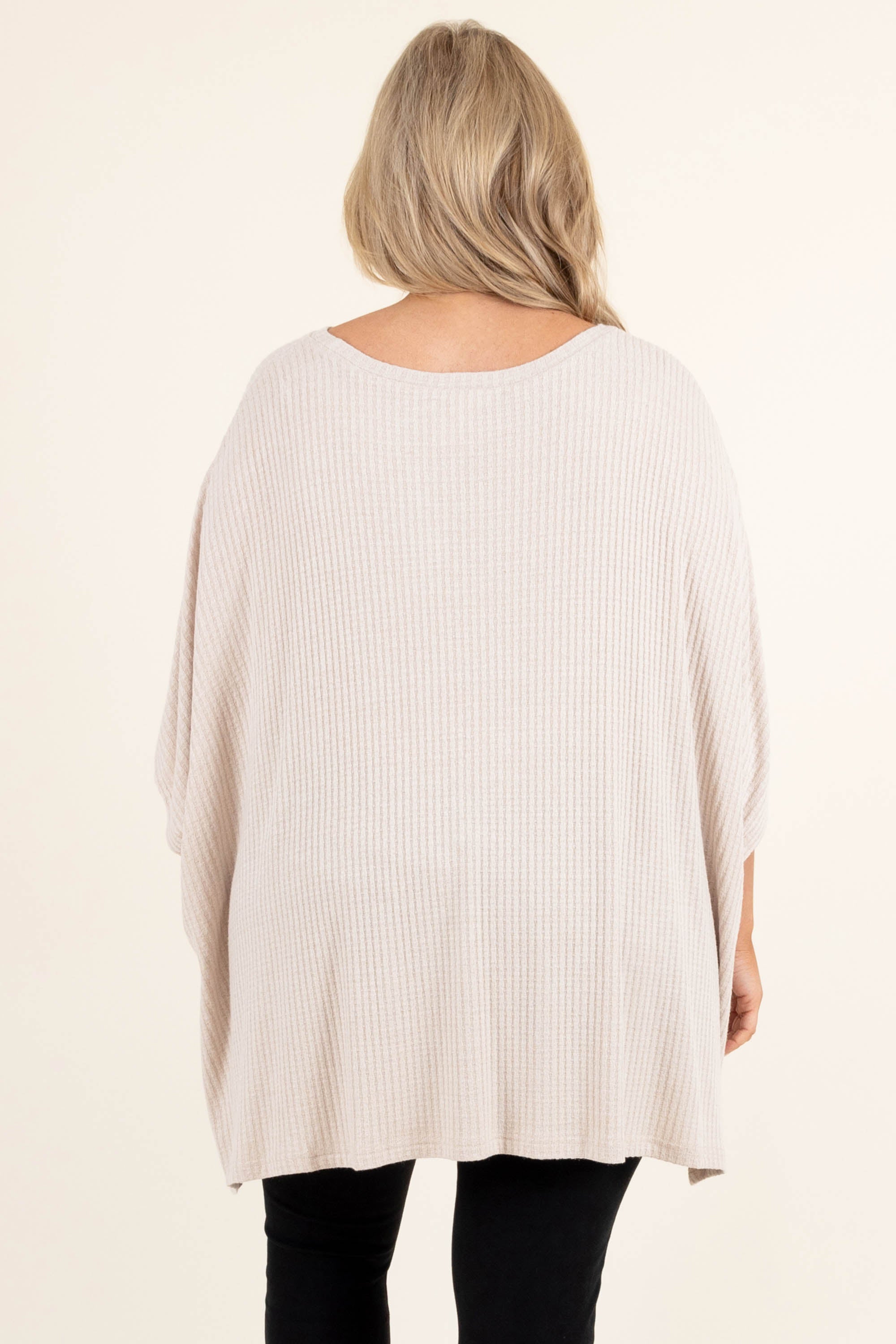 Chosen Path Poncho. Oatmeal