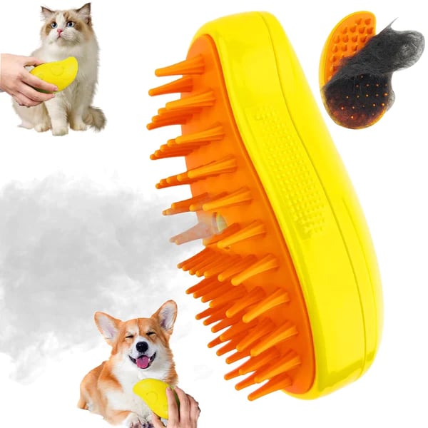 Cozyk™ Patented Exclusive Rechargeable Steam Pet Brush