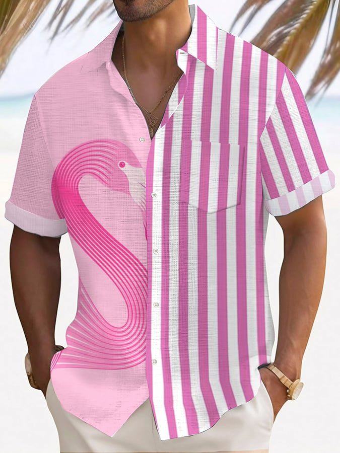 Men's Coco Flamingo Resort Casual Shirt