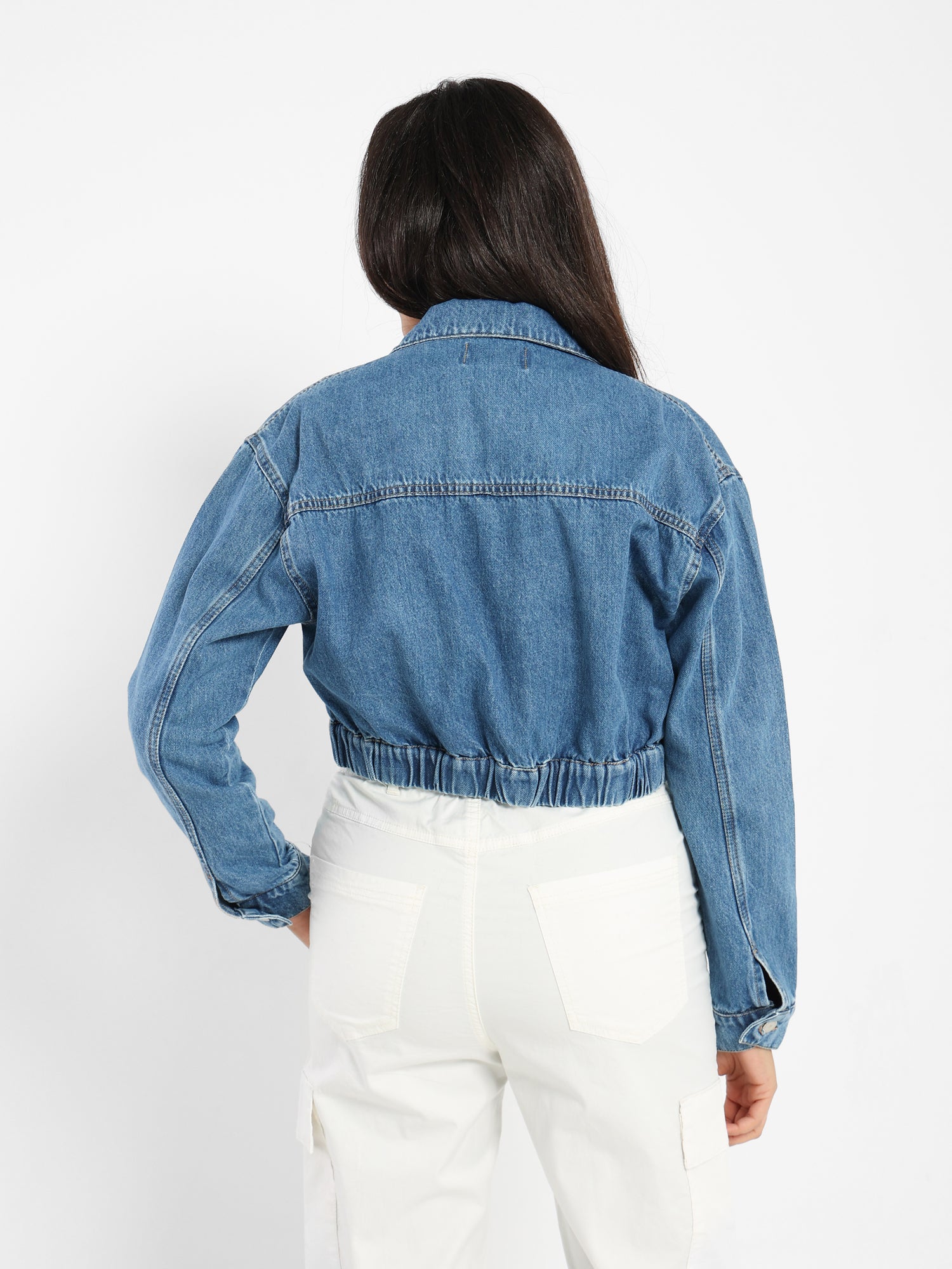 Cropped Denim Jacket