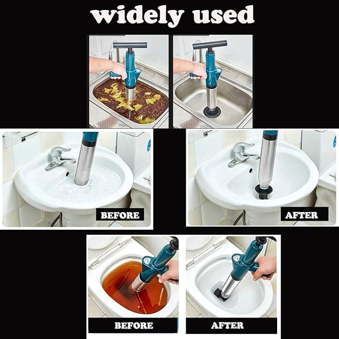 AIR TOILET DRAIN BLASTER PLUNGER