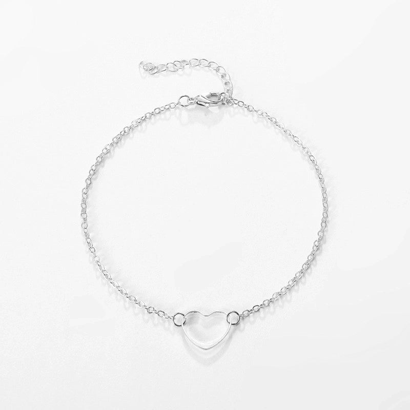 Fashion Heart Shape Flower Alloy Titanium Steel Plating Artificial Pearls Rhinestones Women'S Bracelets