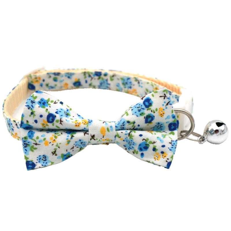 Sweet Cotton Polyester Lattice Pet Collar