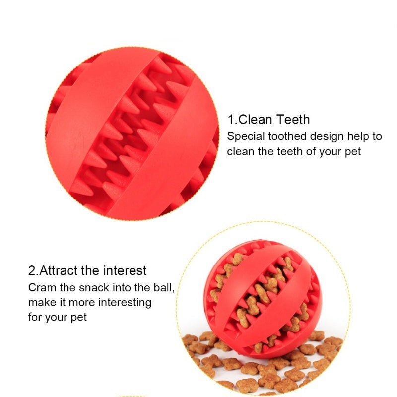 Pet Dog Tooth Cleaning Indestructible Ball