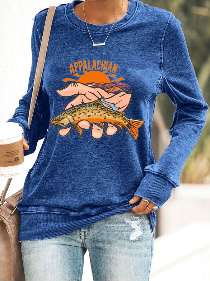 Women's Appalachia Strong Print Sweatshirt