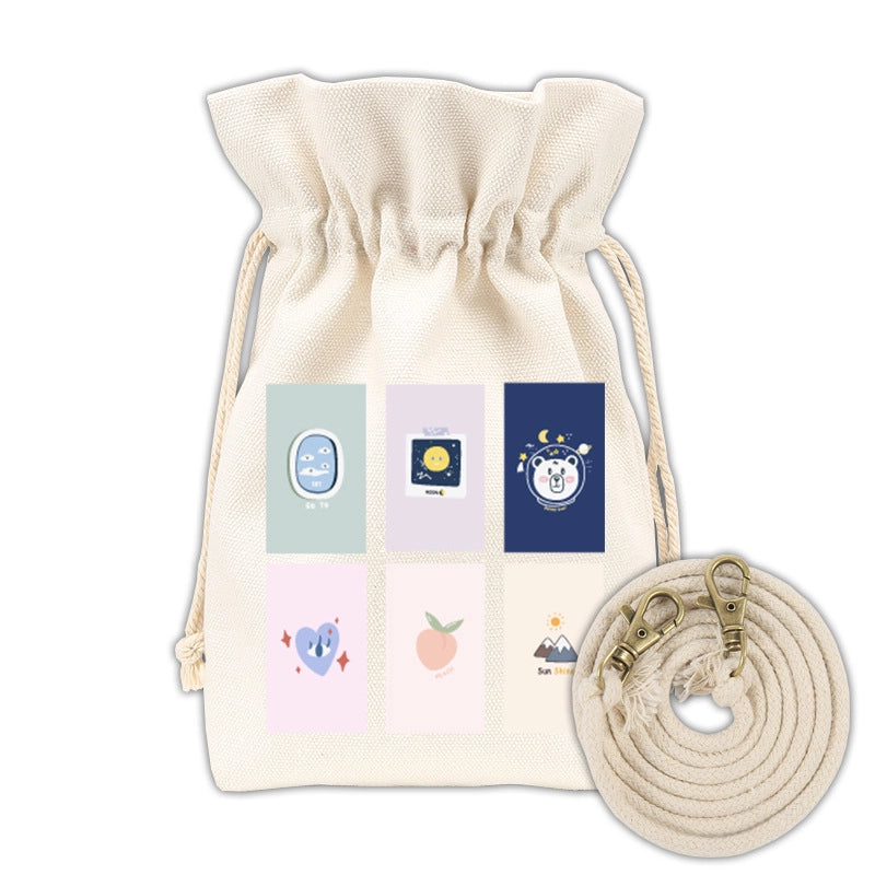 Women's Preppy Style Streetwear Fruit Canvas Shopping Bags
