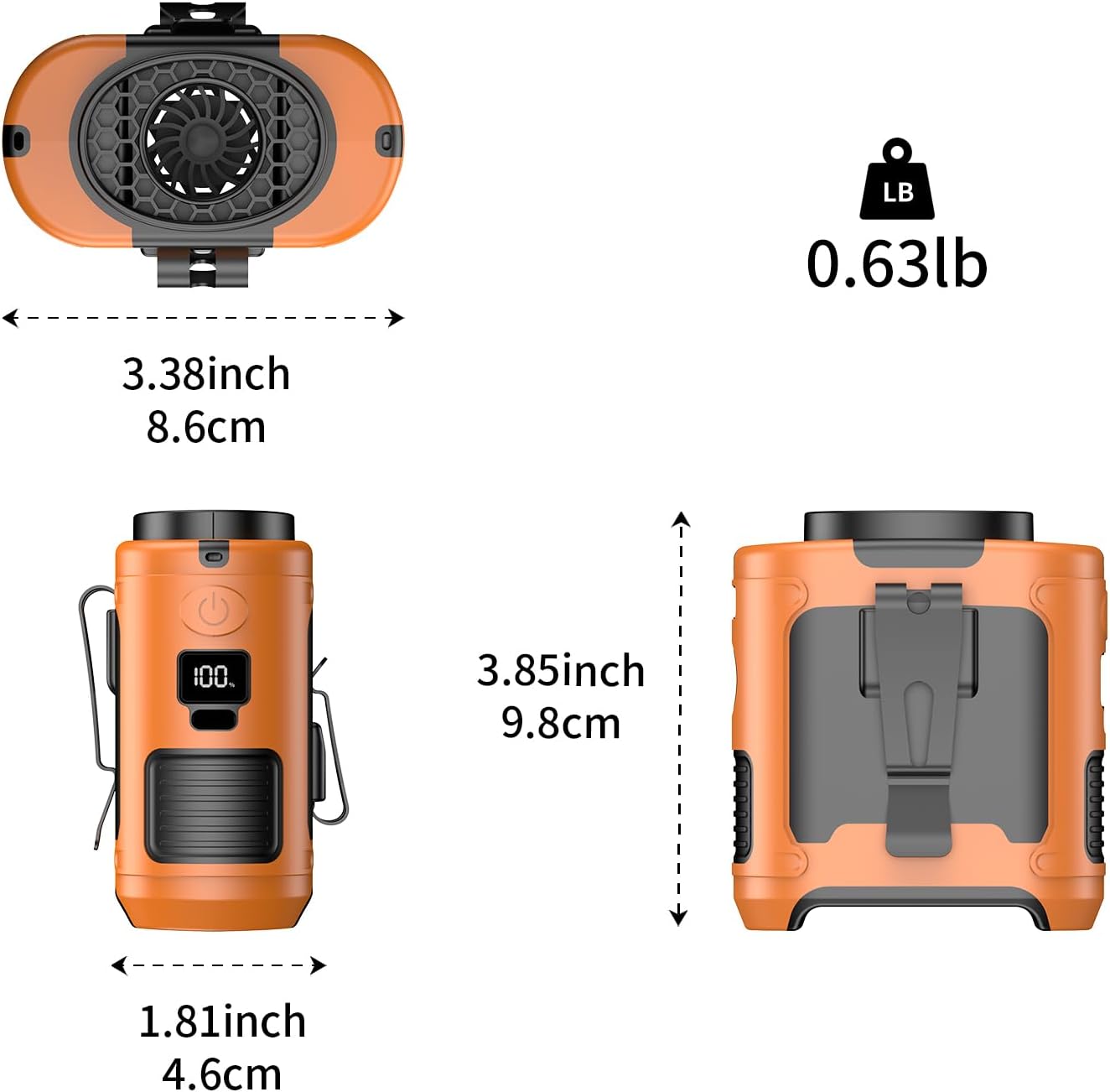 Portable Waist Fan Clip