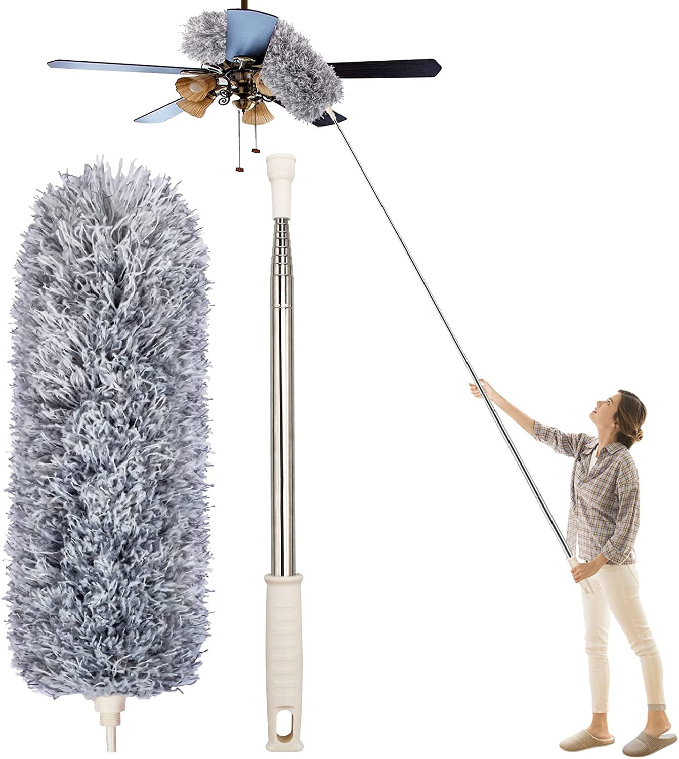 Retractable Washable Curved Microfiber Duster(BUY 2 FREE SHIPPING)