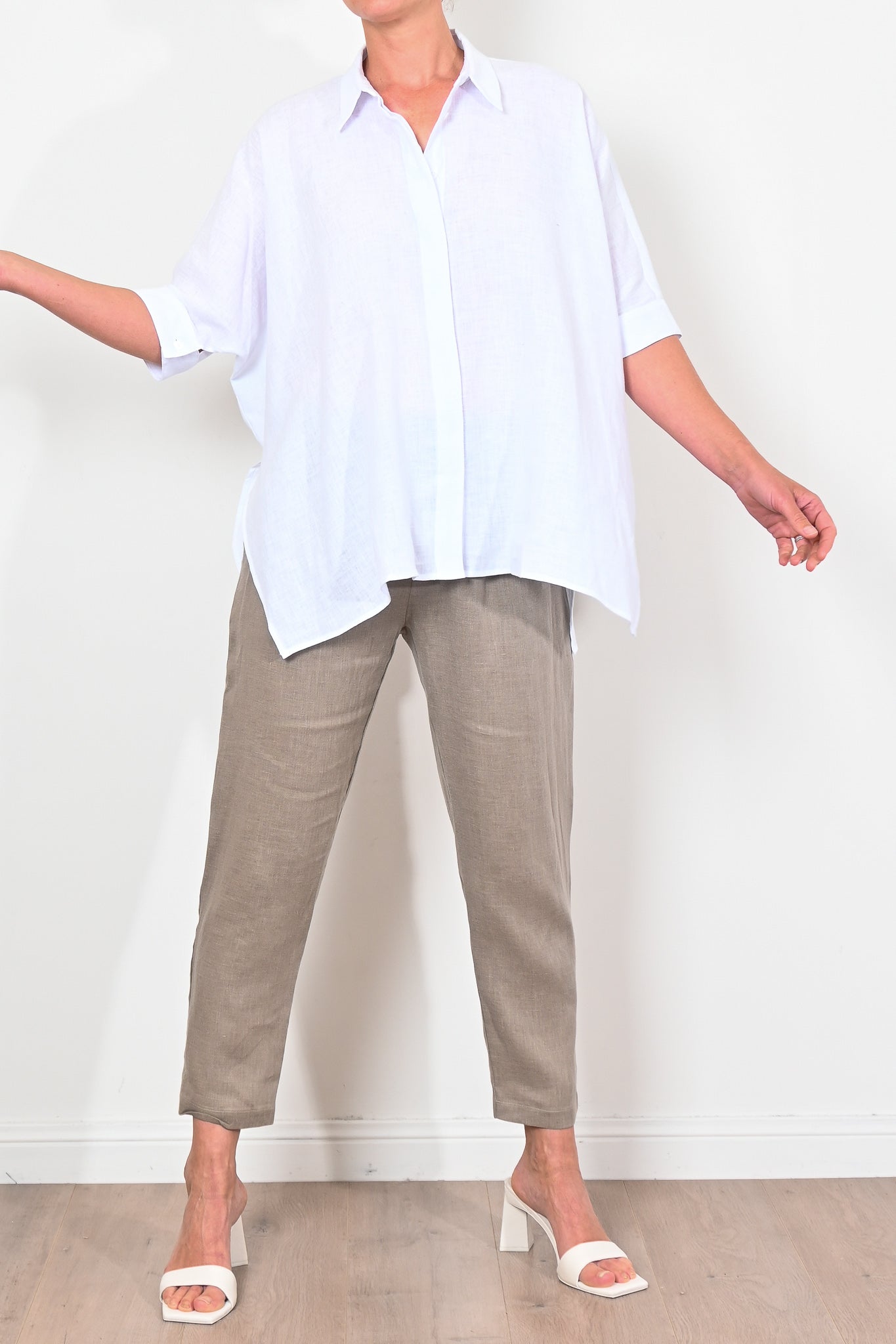 Mela Purdie Chisel Panama Shirt Linen