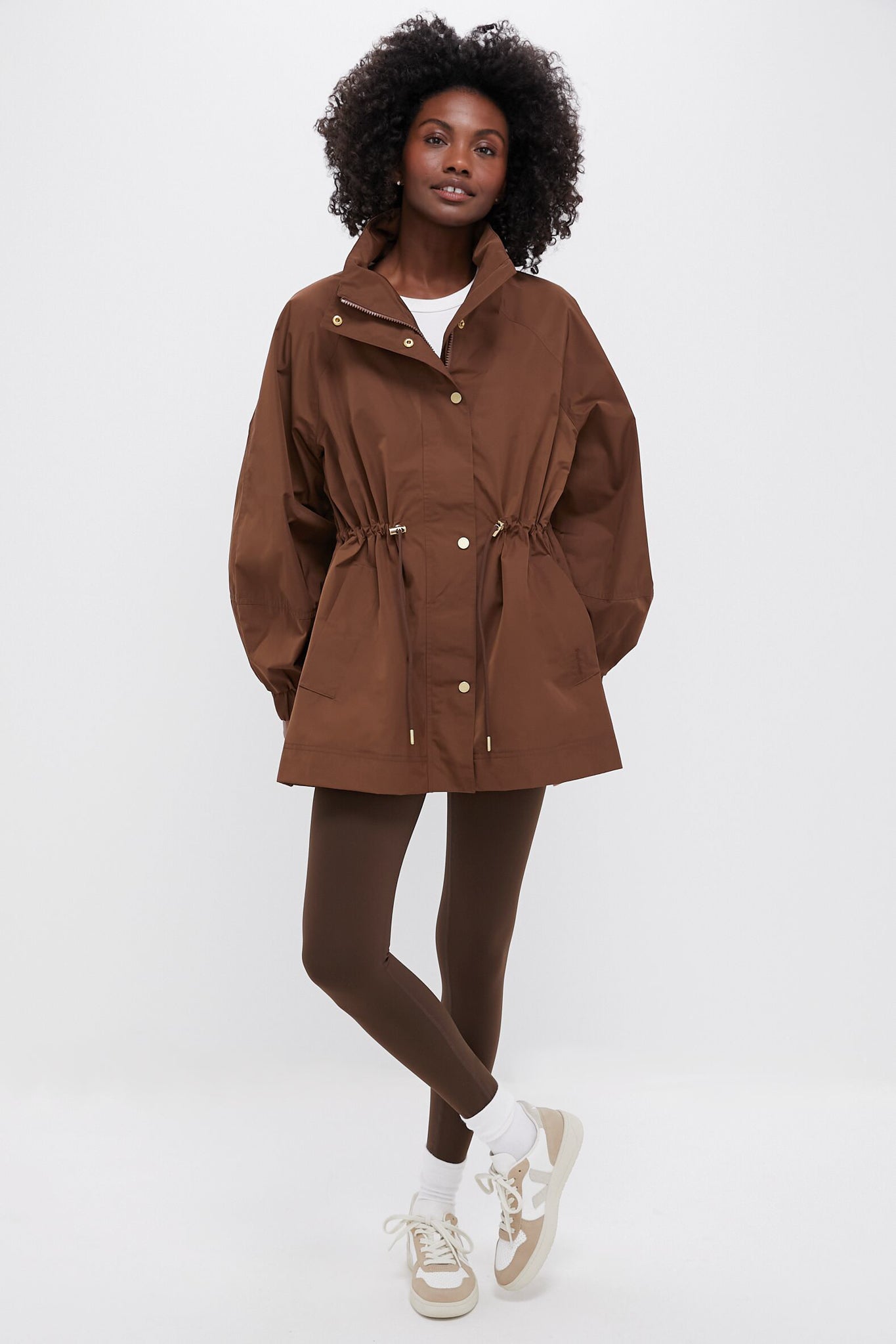 Brown Suri Showerproof Jacket