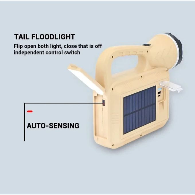 Solar Portable Camping Lamp. Flashlight LED Torch. Light Source Lamp. Solar Power bank charging Torch. Supply Three Light Sources. Multiple Lighting Modes