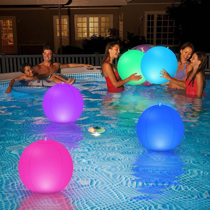 LED Light 16 Colors Luminous Beach Ball