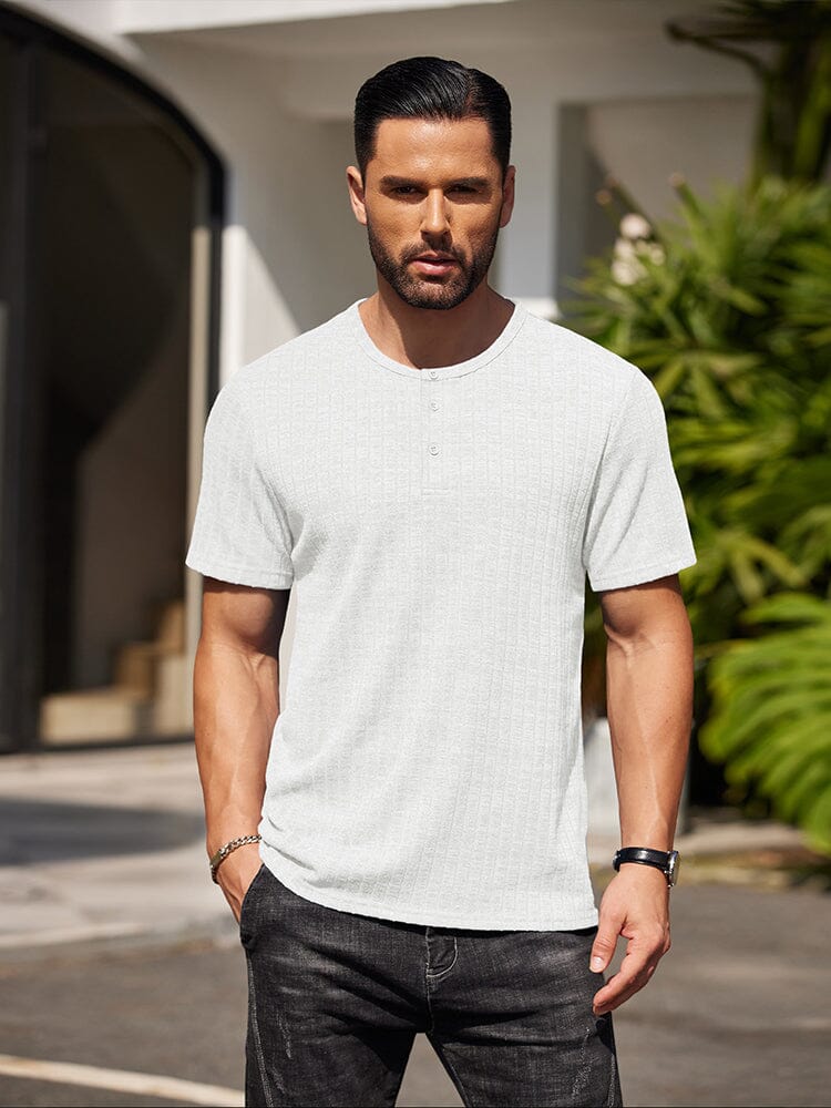 Casual Soft Ribbed T-shirt (US Only)