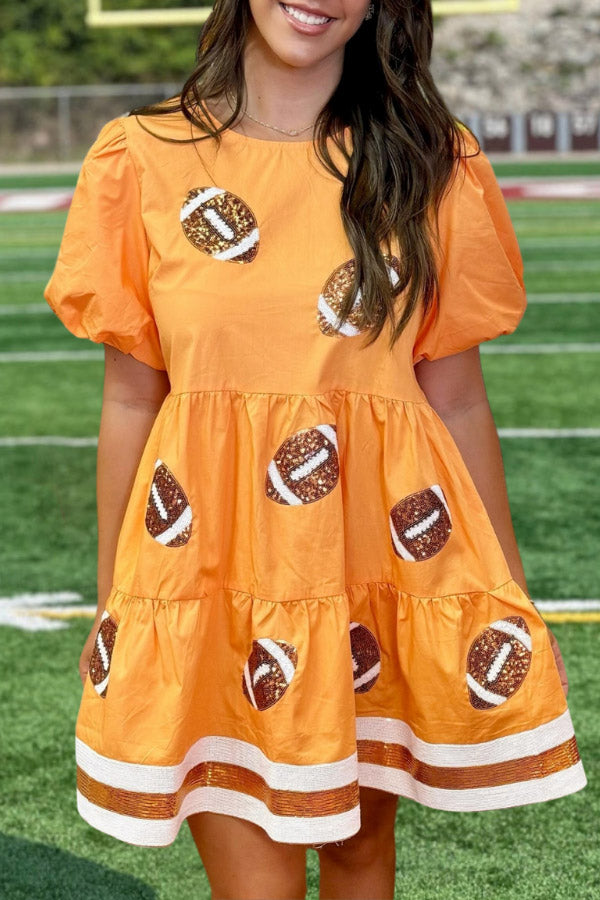 Stand out Sequined Football Dress