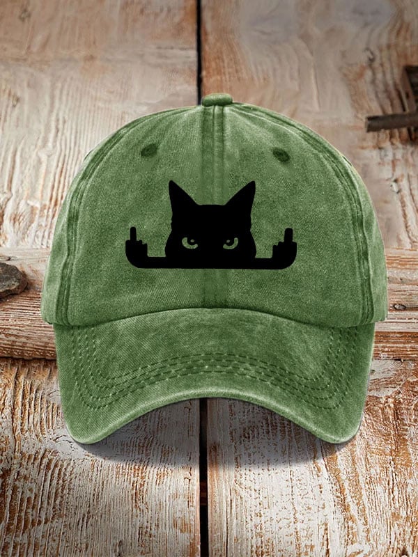 Black Cat Sun Hat