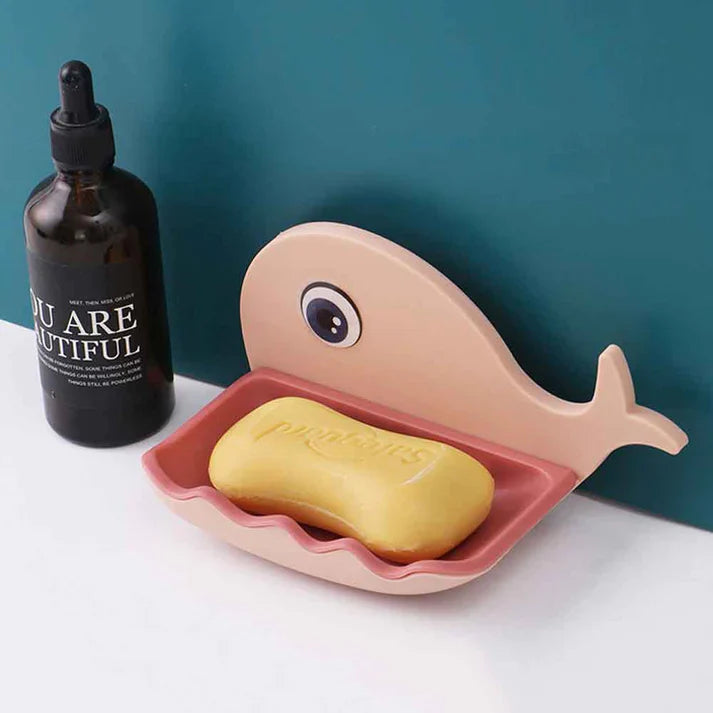 Little Whale Shape Soap Holder Wall Mounted