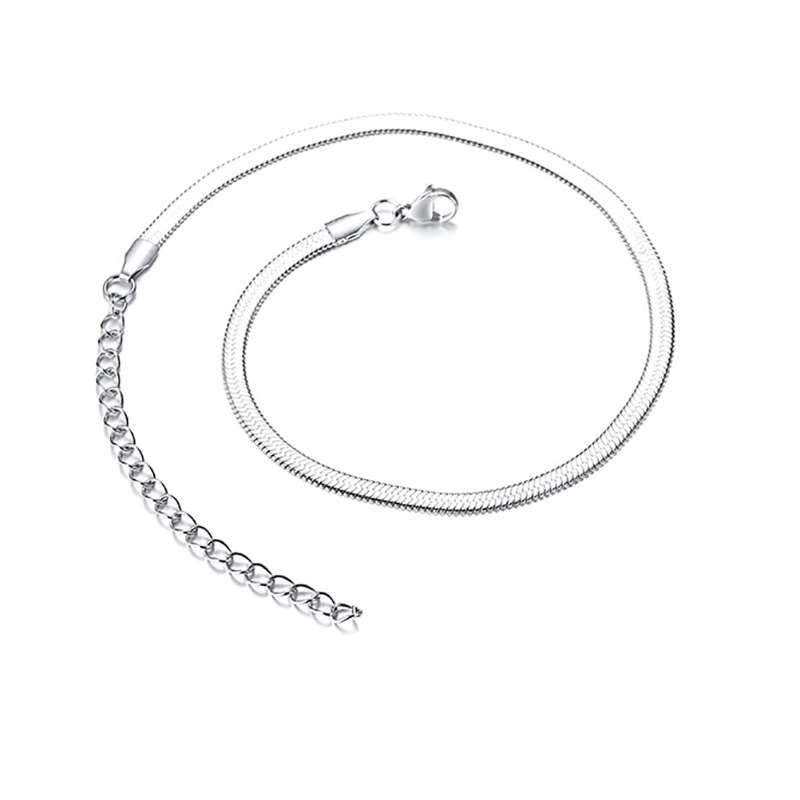 2 Pieces Minimalist Geometric Stainless Steel Gold Plated Necklace