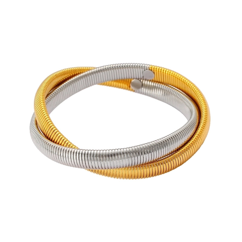 Hip-Hop Minimalist Commute Geometric 304 Stainless Steel 316 Stainless Steel  Zircon 18K Gold Plated Inlay Bracelets Earrings Necklace
