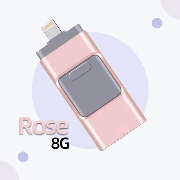 4 In 1 High Speed USB Flash Drive For iPhone. iPad. Android. PC & More Devices