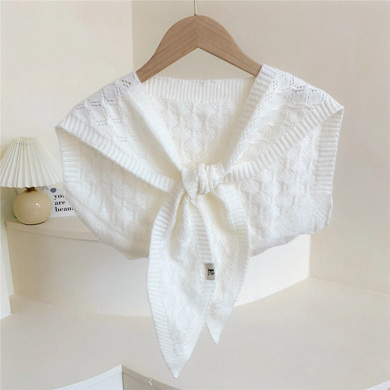 Warm Shawl Women Wear Shirts For Autumn And Winterwoolen Yarn Net Red Knitted Shawl Scarf