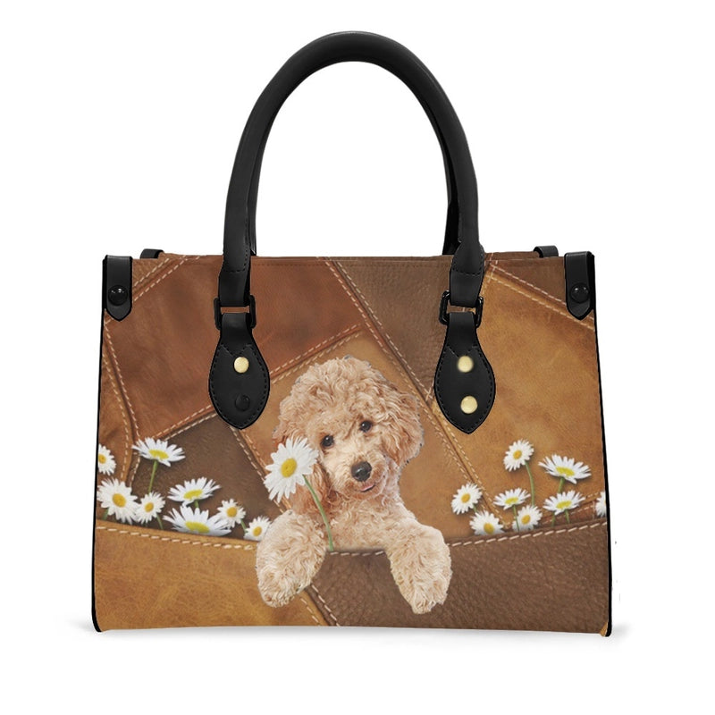 Women's Medium Pu Leather Customized Color Block Vintage Style Classic Style Square Zipper Handbag