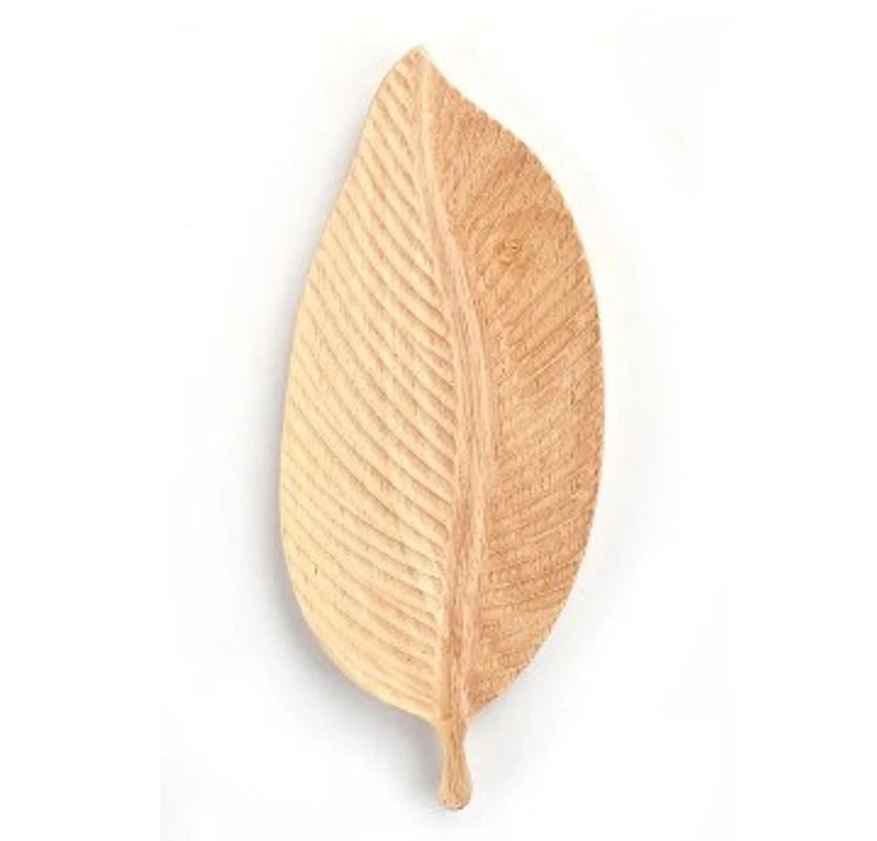 Pastoral Plant Wood Plate 1 Piece